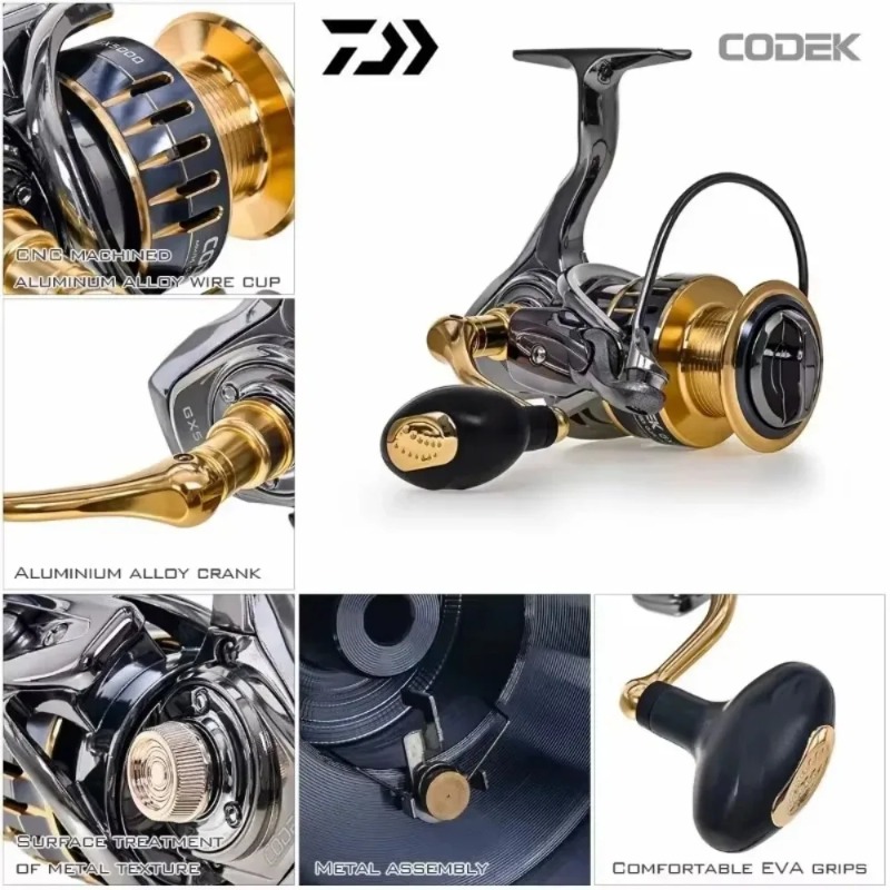 Daiwa CODEK Spinning Reel Bait - огляд і ціна Kastking Reel Zephyr