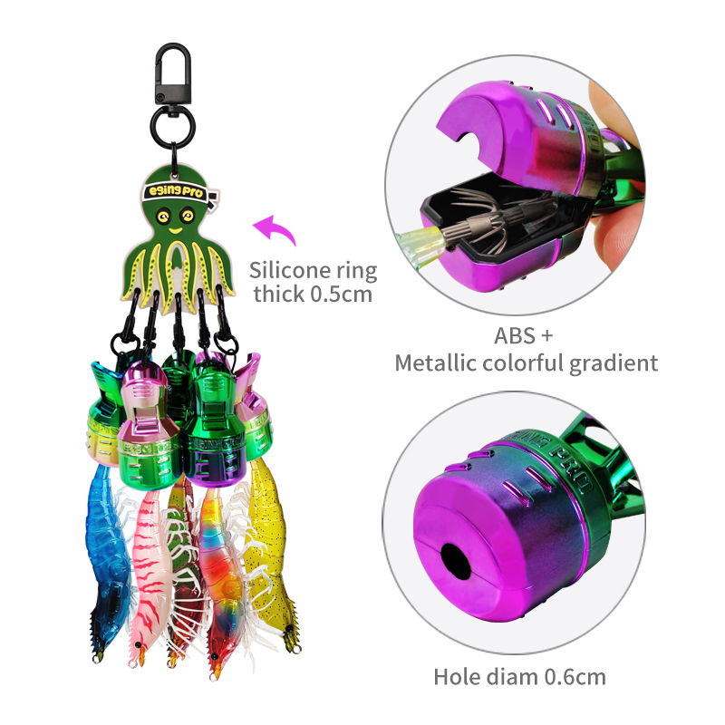 New Electroplating Squid Jig B - огляд і ціна Fishing Line Dispenser