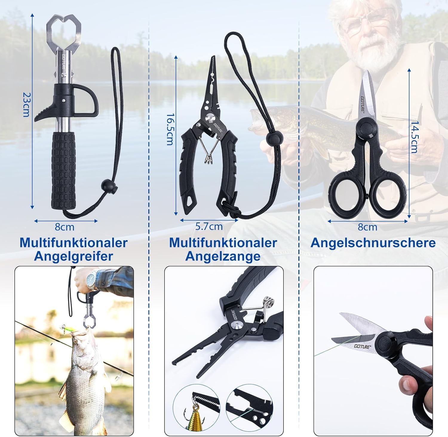 Goture 1.8M-2.7M Fishing Rod a - огляд і ціна Freshwater Line