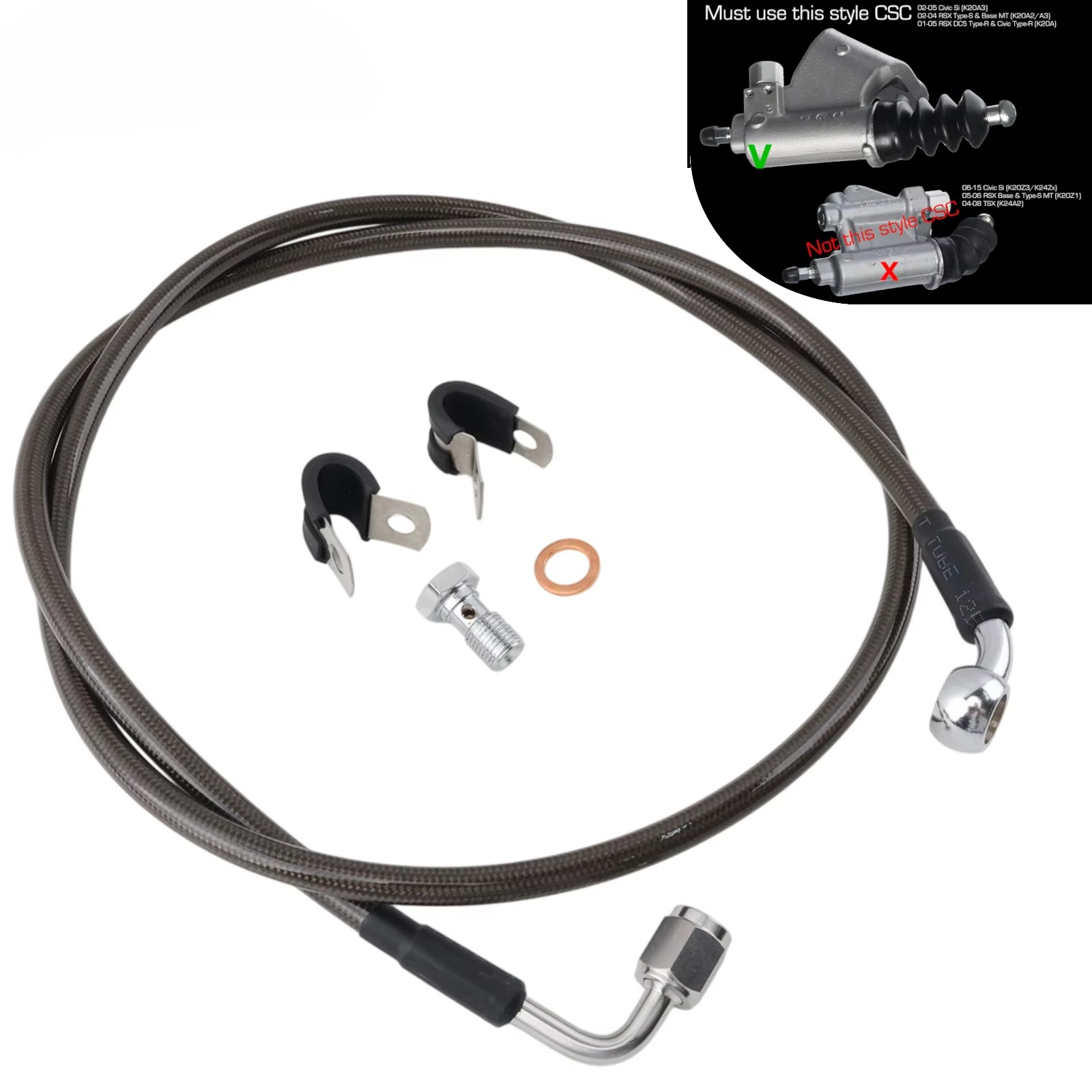 Stainless Braided Hydraulic Cl - огляд і ціна Braided Line