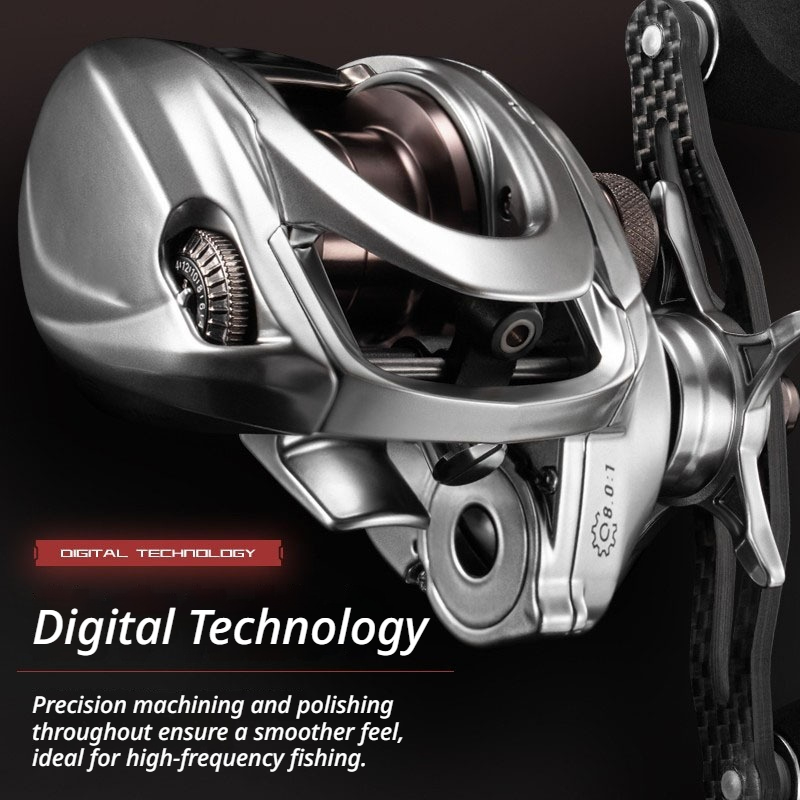 Takuma P8 Baitcast Reel Carbon - огляд і ціна Ice Fishing Line